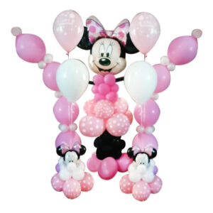 Scultura palloncini Minnie altezza 1.50 mt