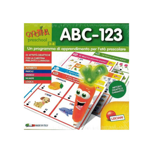 Gioco per bambini carotina abc