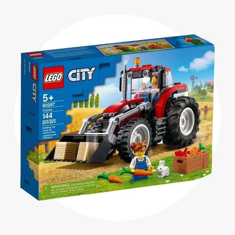 LEGO 60287 City Trattore: Il Giocattolo per Fattoria Perfetto per Bambini  dai 5 Anni - Momenti Felici