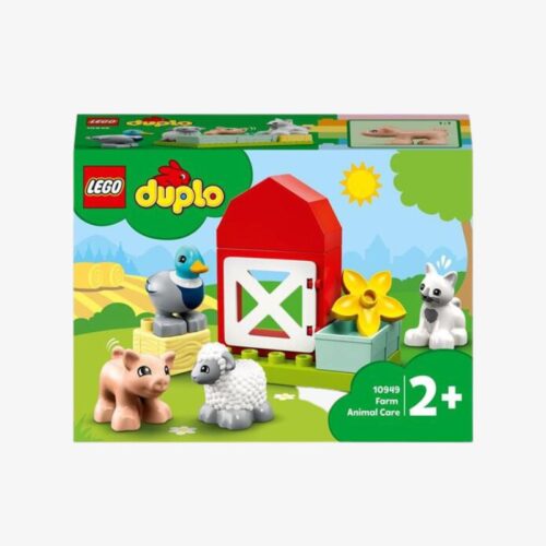 Il set LEGO DUPLO Town 10949 Gli Animali della Fattoria è il gioco ideale per i bambini che amano esplorare il mondo attorno a loro. Con quattro animali da fattoria inclusi, offre un'esperienza di gioco ricca e creativa.