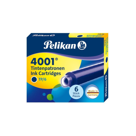 CARTUCCE PELIKAN STILOGRAFICA TP/6 BLU CF.50